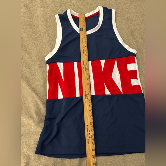 Nike Basketball Jersey Mens Small Tall Black Red White Spellout Dri FIT - Picture 5 of 7